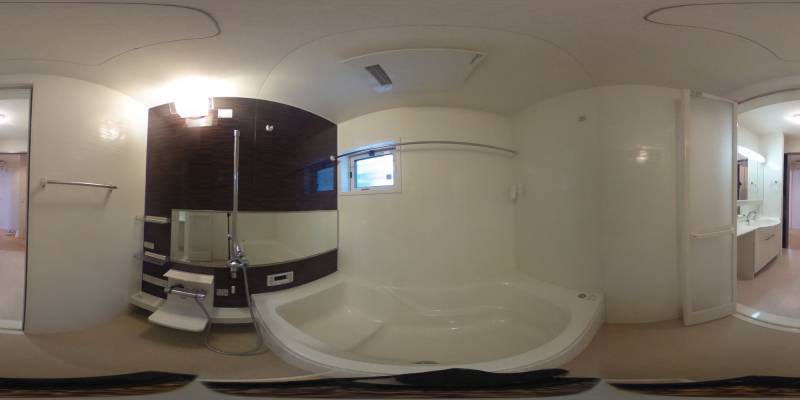 パノラマ画像バスルーム