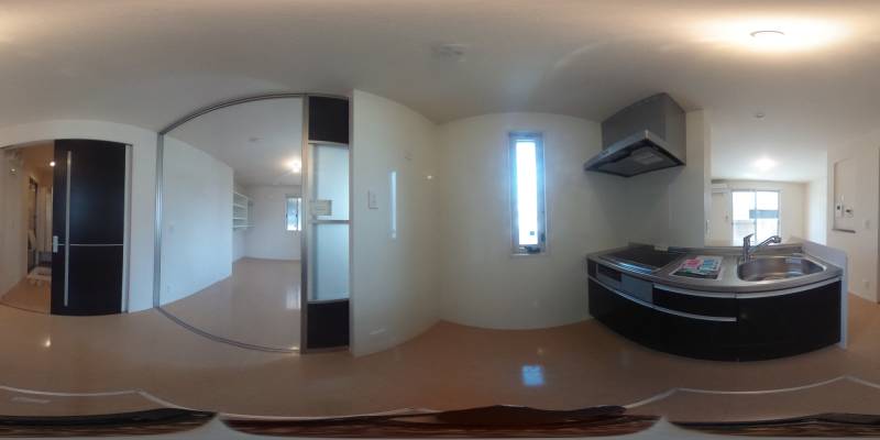 パノラマ画像キッチン