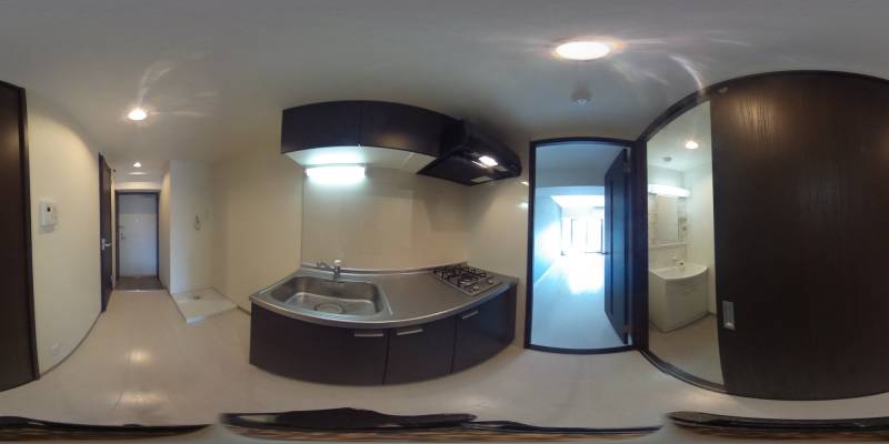 パノラマ画像キッチン