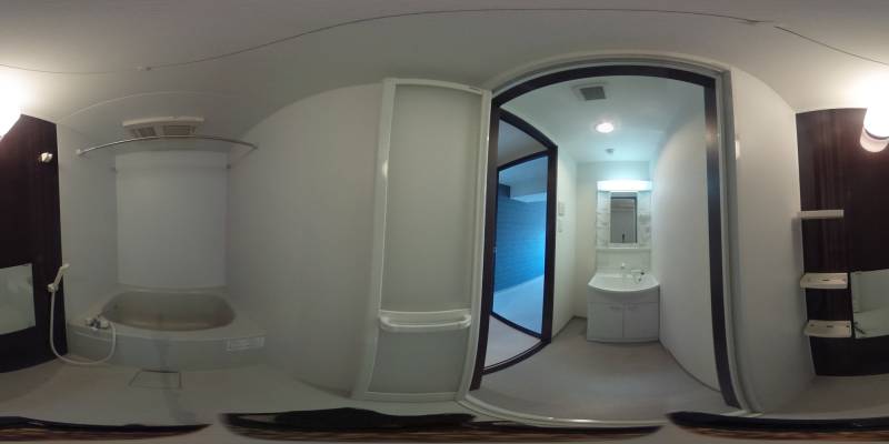 パノラマ画像バスルーム