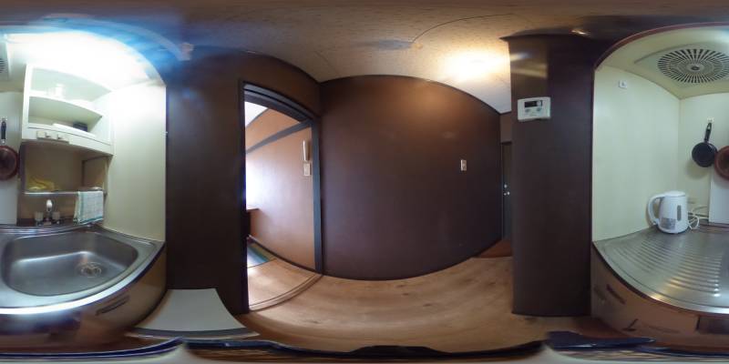 パノラマ画像キッチン