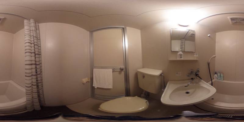 パノラマ画像バスルーム