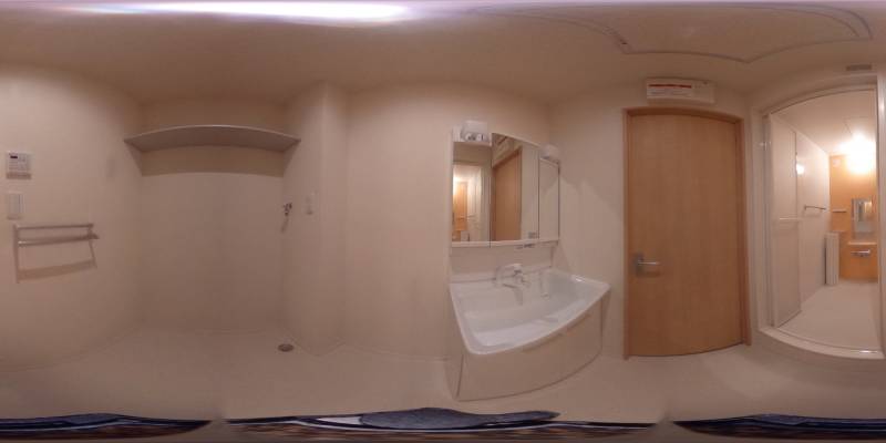 パノラマ画像洗面所