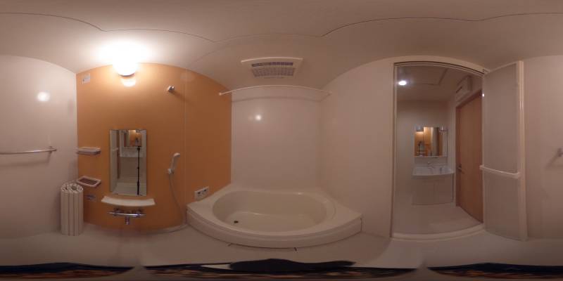 パノラマ画像バスルーム