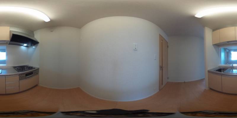 パノラマ画像キッチン