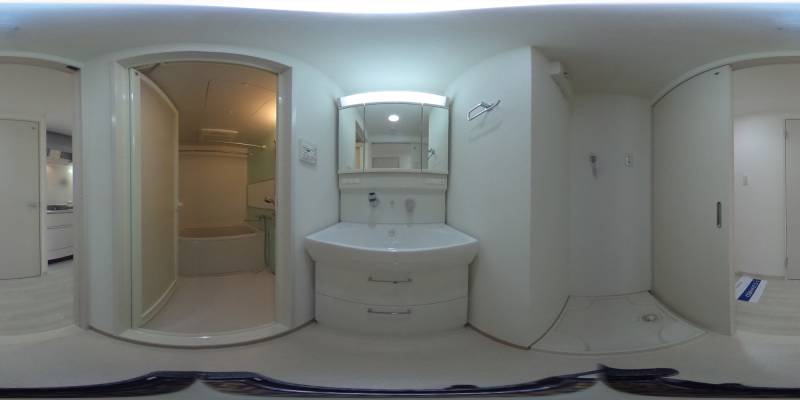 パノラマ画像洗面所