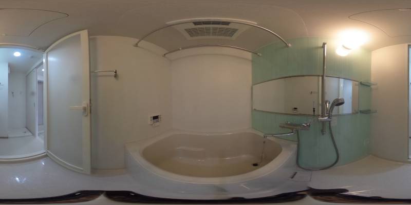 パノラマ画像バスルーム