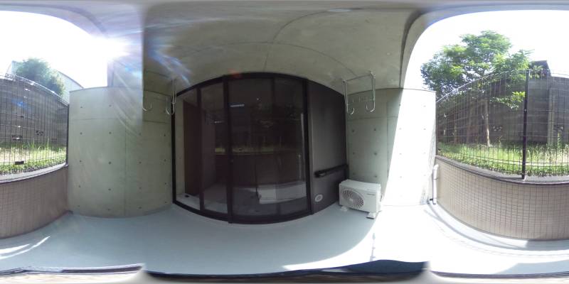 パノラマ画像庭