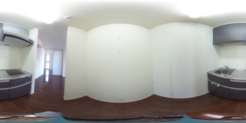 パノラマ画像キッチン