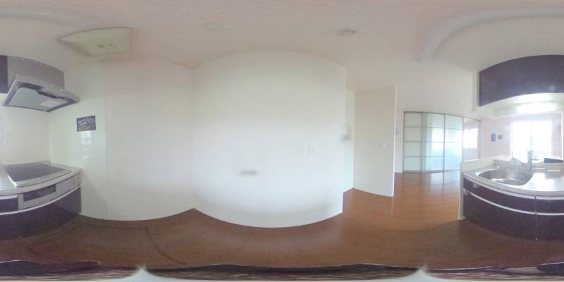 パノラマ画像キッチン