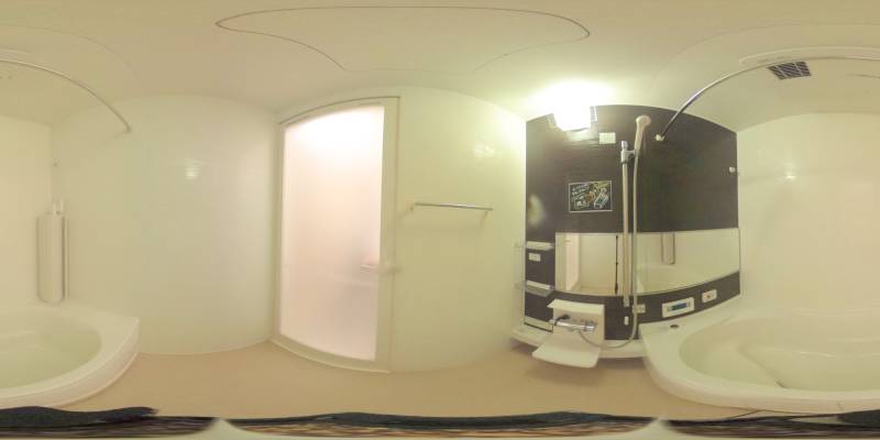 パノラマ画像バスルーム