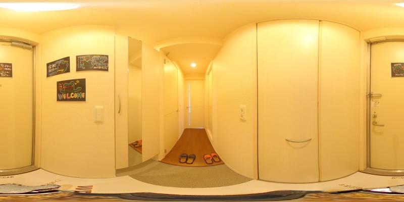 パノラマ画像玄関