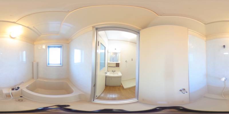 パノラマ画像バスルーム