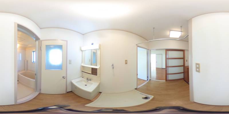 パノラマ画像洗面所