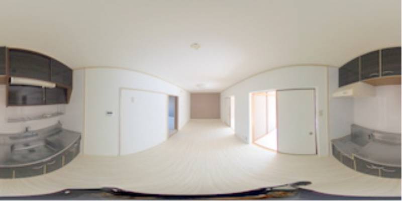 パノラマ画像キッチン