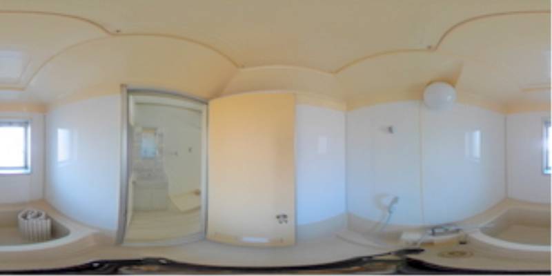 パノラマ画像バスルーム