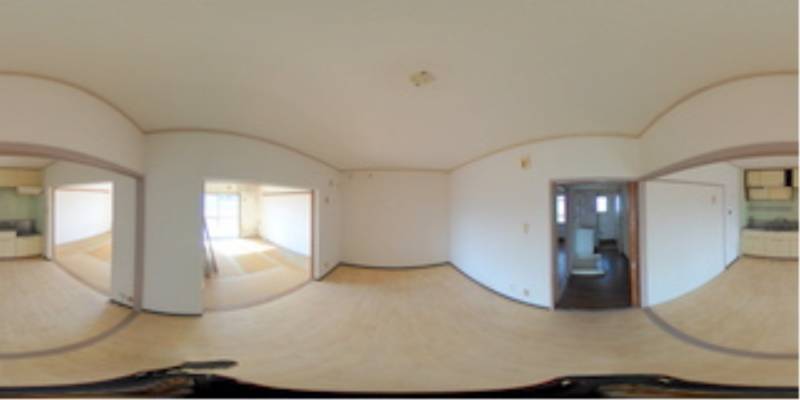 パノラマ画像リビング