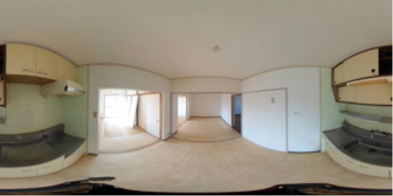 パノラマ画像キッチン