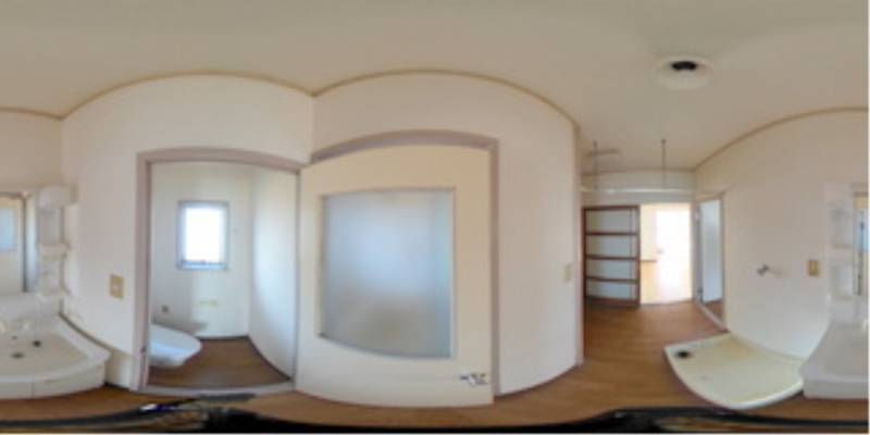 パノラマ画像洗面所