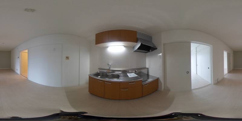 パノラマ画像キッチン