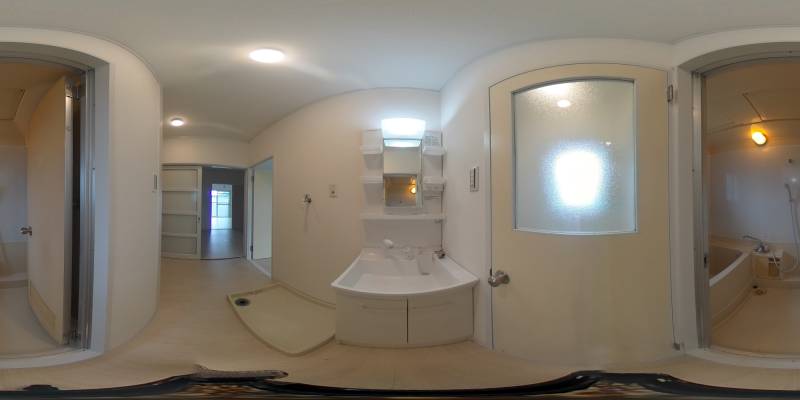 パノラマ画像洗面所