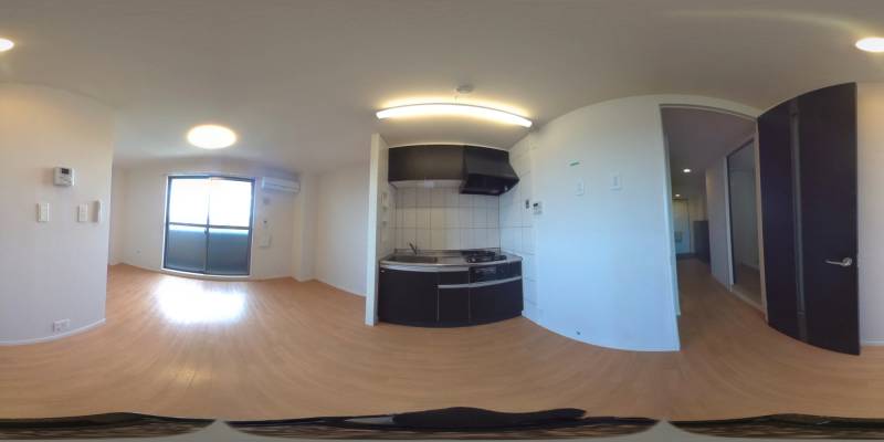 パノラマ画像キッチン