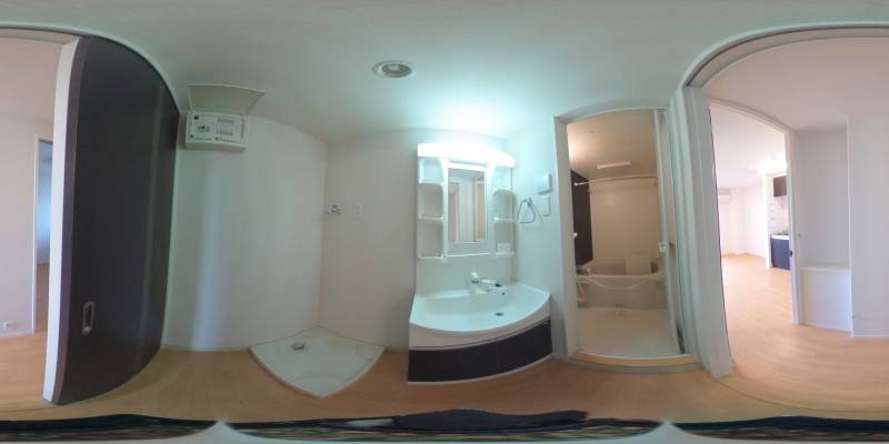パノラマ画像洗面所