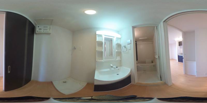 パノラマ画像洗面所