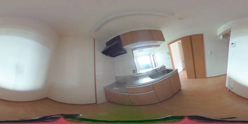 パノラマ画像キッチン