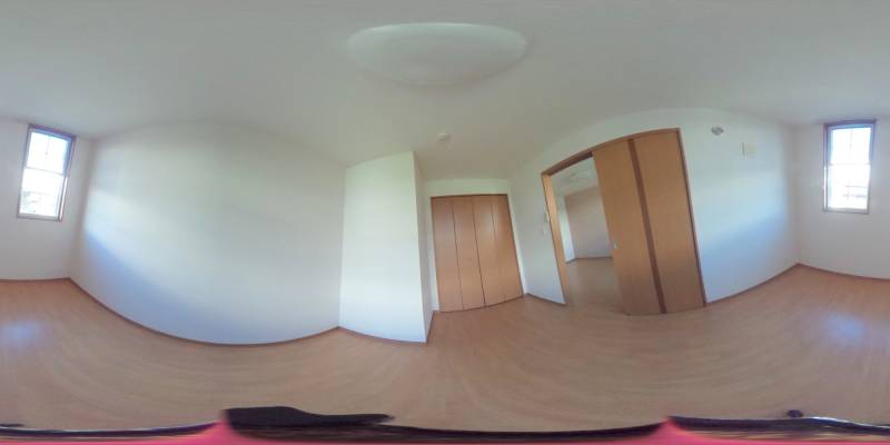 パノラマ画像寝室