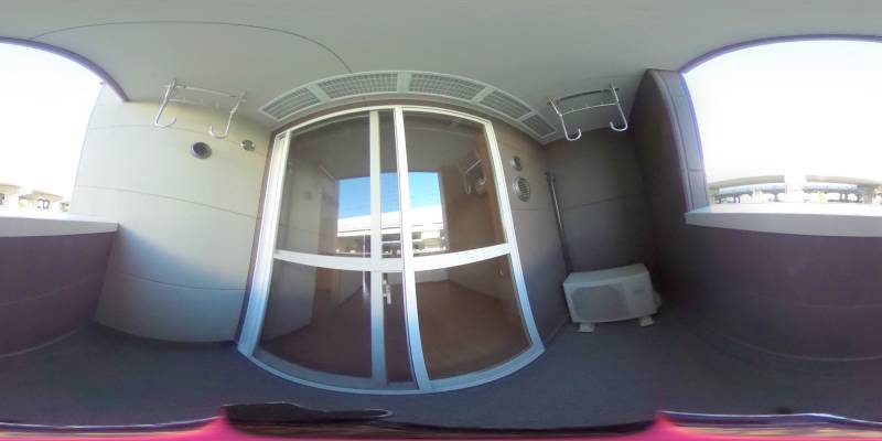 パノラマ画像バルコニー