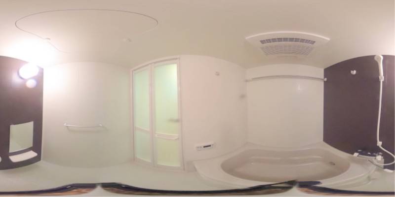 パノラマ画像バスルーム