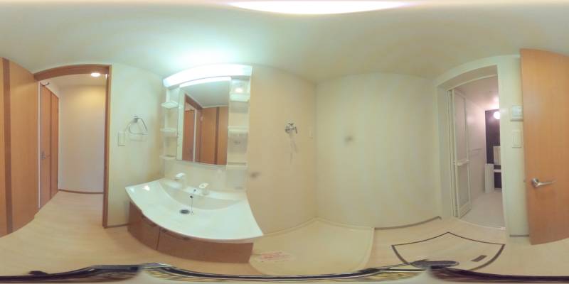 パノラマ画像洗面所