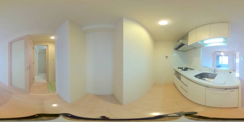 パノラマ画像キッチン