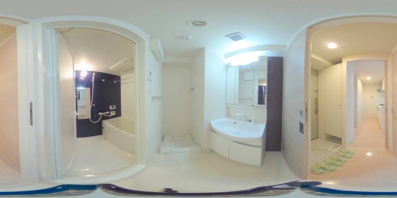 パノラマ画像バスルーム