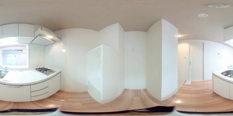 パノラマ画像キッチン