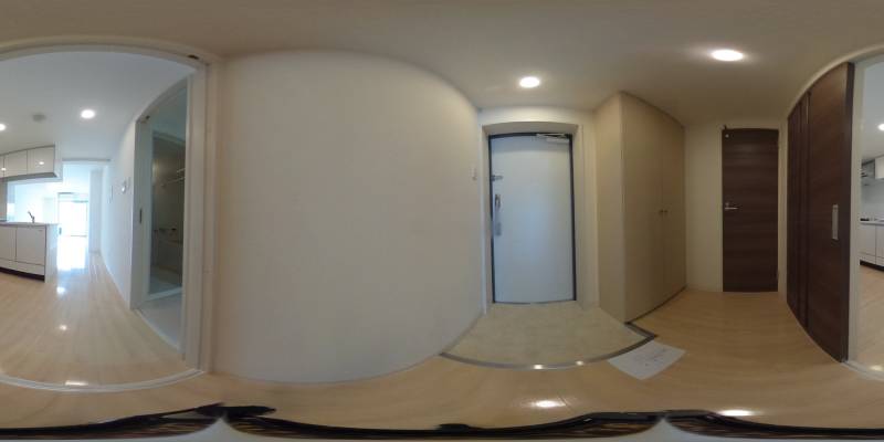 パノラマ画像玄関