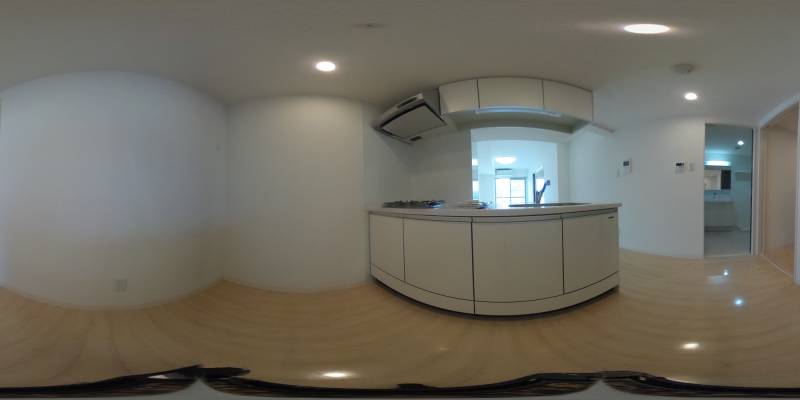 パノラマ画像キッチン