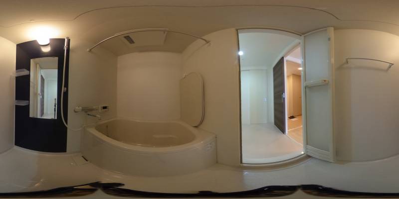 パノラマ画像バスルーム