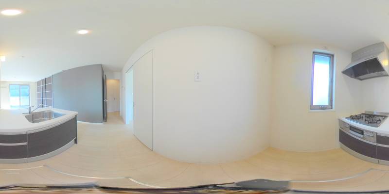 パノラマ画像キッチン