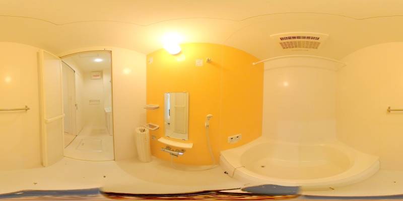 パノラマ画像バスルーム