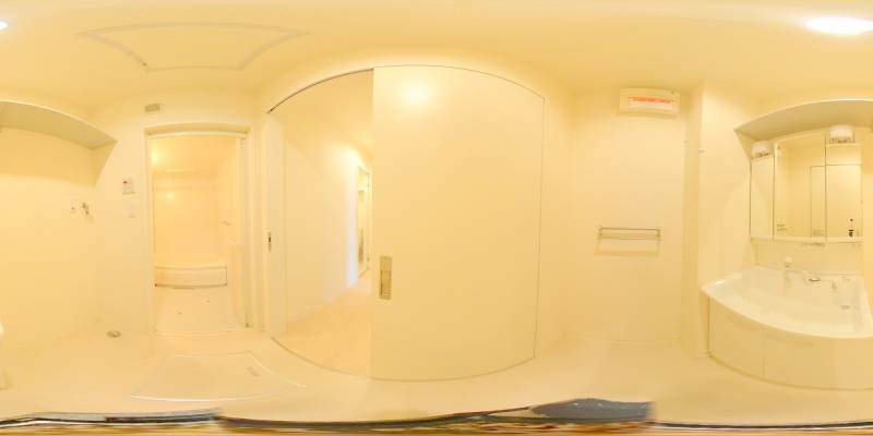 パノラマ画像洗面所