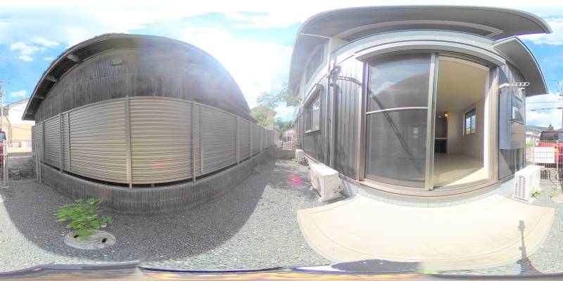 パノラマ画像バルコニー