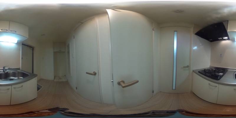 パノラマ画像キッチン