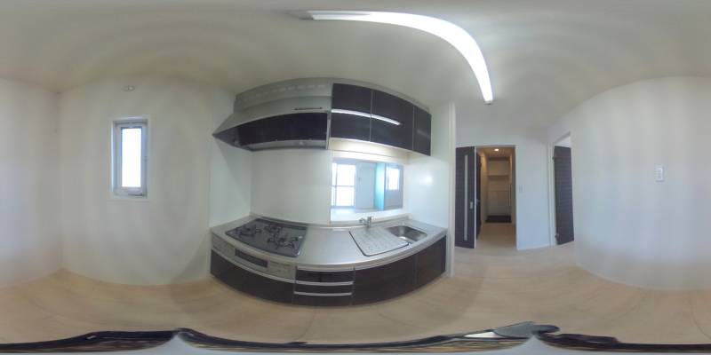 パノラマ画像キッチン