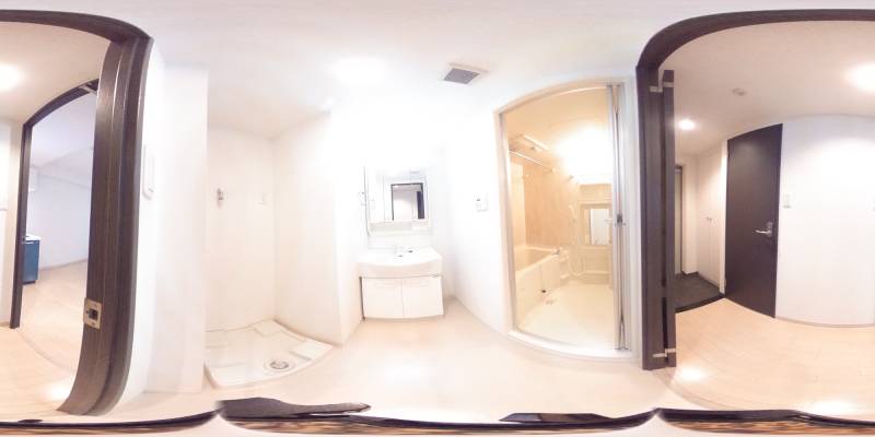 パノラマ画像バスルーム