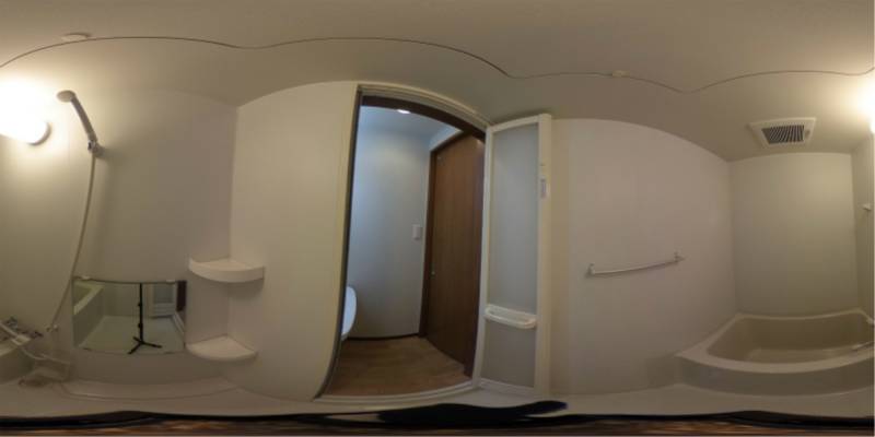 パノラマ画像バスルーム