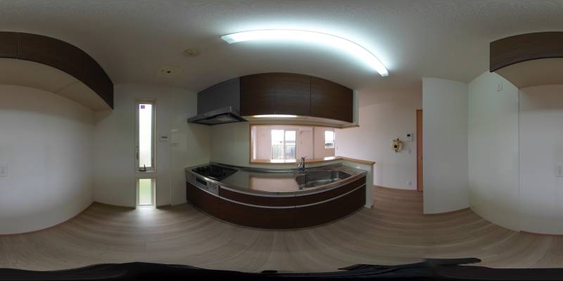 パノラマ画像キッチン