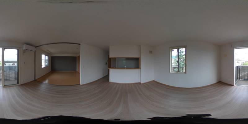 パノラマ画像リビング