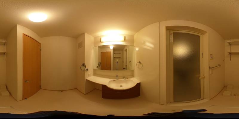 パノラマ画像洗面所